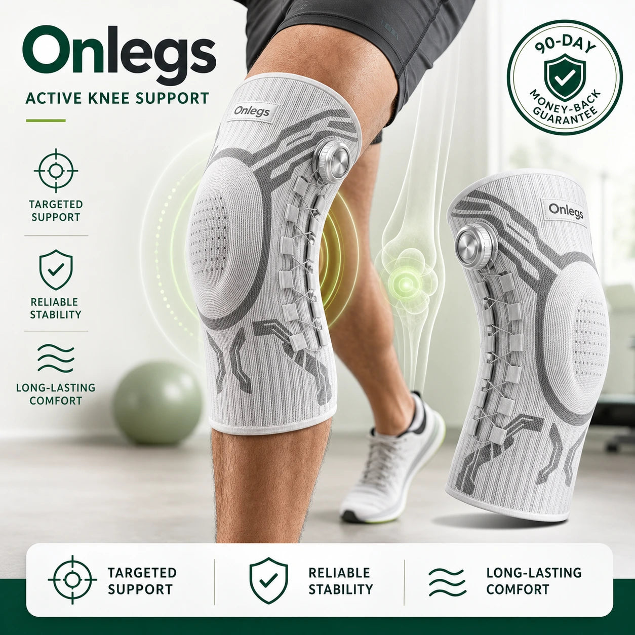 Adjustable Compression Knee Support