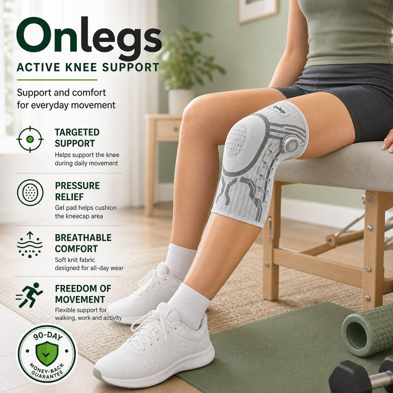 Adjustable Compression Knee Support